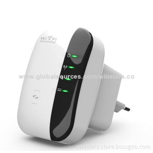 300Mbps Wireless Repeater, Supports 2.4GHz WLAN Network with WPA2, WPA and WEP